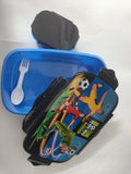 3835  Locked Container Plastic Lunch Box With Spoon (1200)