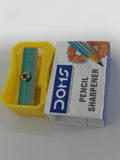 3593 Doms Pencil Sharpener Regular for Smooth & Breakless Sharpening , Playful Body Colors , Pack of 1 Pieces