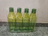 3472 Plastic Fridge Bottle Set - 4 pieces - 1L Mix design (Multicolour)