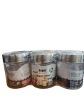 3667 Galaxy SS Cap Transperant Jar 500 ML -3pcs set