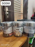 3667 Galaxy SS Cap Transperant Jar 500 ML -3pcs set