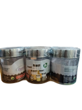 3660 Galaxy SS Cap Transperant Jar 750 ML -3pcs set