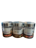 3663 Galaxy SS Cap Transperant Jar 1000 ML -3pcs set