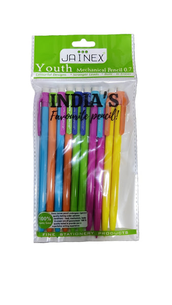 AM0470 Jainex Black Mechanical Pencil, Packaging Size: 10 Pcs