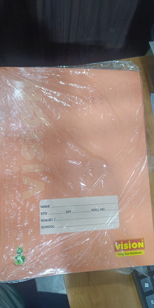 AM0482 Vision Notebook size-180X240 single Line 172 pages-Pack of 10