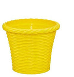 AM0825 Ap Juhi Pot 6 inch -Multicolor Designer Plastic Flower pots