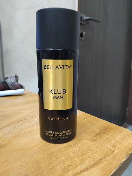 AM2378 Bellavita Klub Man Body Parfum Deodorant 150ml