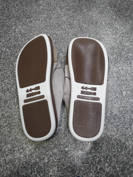 AM2429 Winter Cozy Plaid Slippers Men & Women Size- 44, 45  – Soft, Warm & Stylish -Multicolour