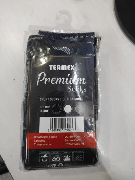 3058 Teamex Premium Athletic Sneaker Length Socks