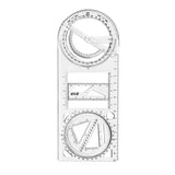 AM2870 Multifunctional Geometric Ruler Scale Drawing Template for Artists Sewing Pack of 1