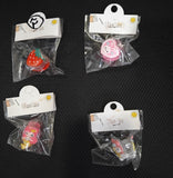 AM1230 Hair Claw Clip Mini Cute Fruit Cartoon Pattern Transparent Hair Claw Clips Hair Clutchers Clamp Pack Of 1 Pcs