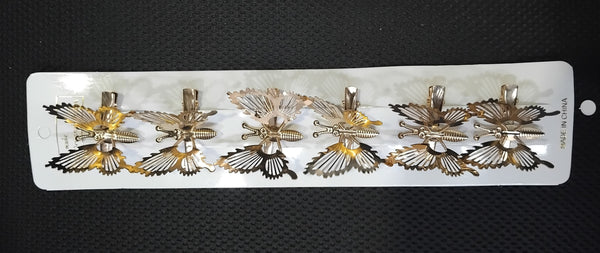 AM1218 Butterfly Hair Clip Moving Wings Design