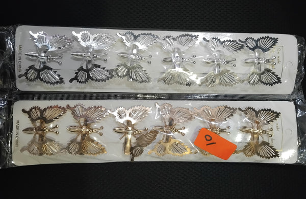 AM1218 Butterfly Hair Clip Moving Wings Design