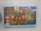 AM3166 Amusement Park With Peppa Pig Family 4 Pcs Figurines