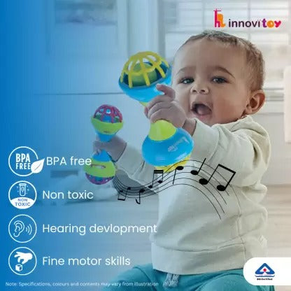 AM3591 Innovitoy Rattlitoy Premium Rattle Toy Multicolour