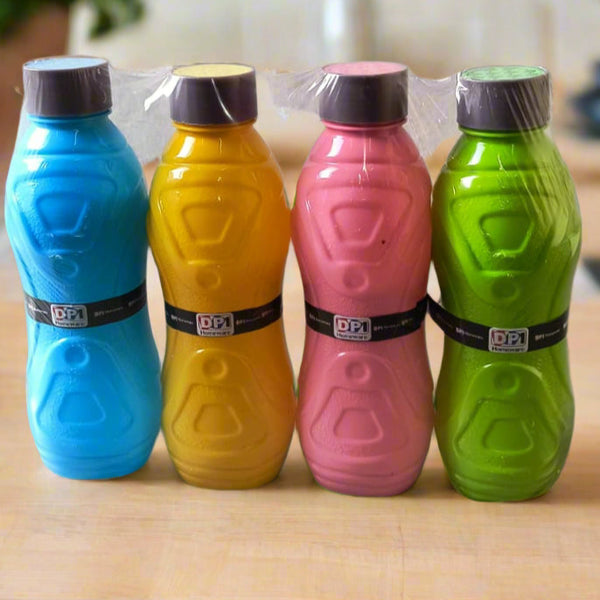 AM3994 Nice Plastic Water Bottle Set (Pack of 4)