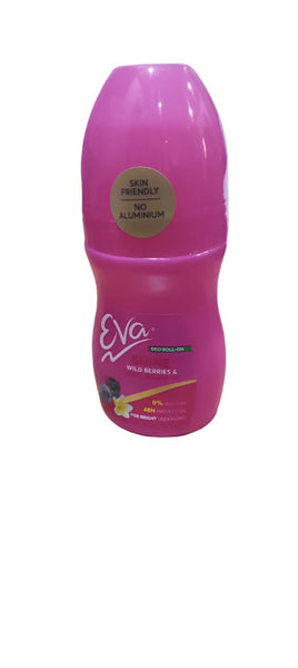 AM0680 (pack of 1) Eva Shine Underarm Roll on Deodorant 25ml | With Tahiti Monoi Oil & Wild Berries Extracts | Alcohol & Aluminium Free | 48 H Protection from Odour | Keeps Underarms Bright & Smooth | Skin Friendly | For Women | 50ml