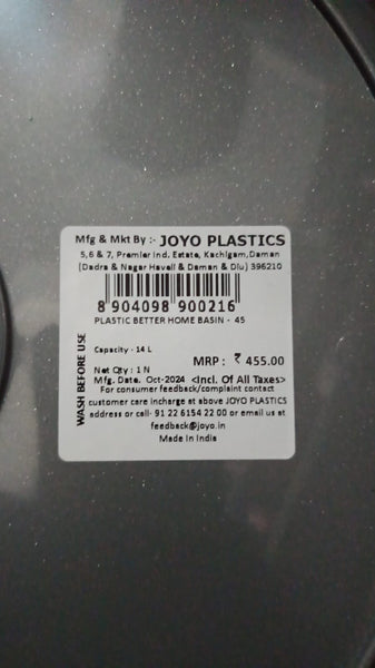 AM0546 JOYO Better Home Basin 14 LTR NO.45
