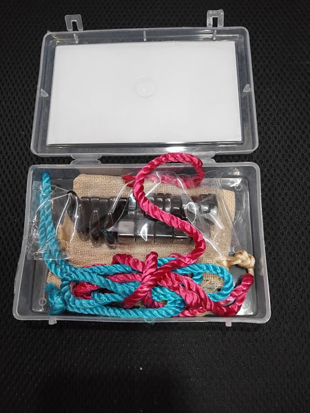 AM2867 Magnetic Game 5 Rendom Design Set with Magnetic Effect Using String and Stones 24pcs