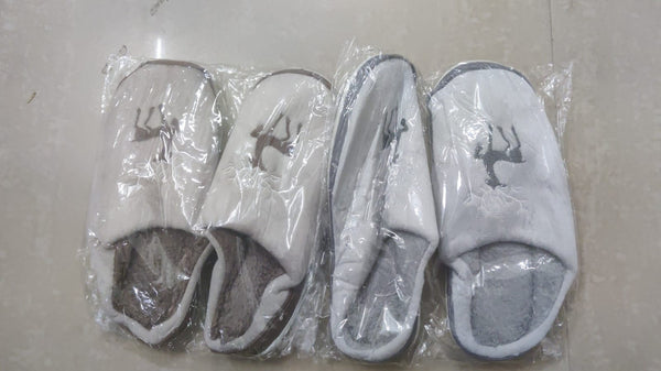 AM2432 Soft winter Slippers Men & Women - Size-42, 43 (Multicolour)