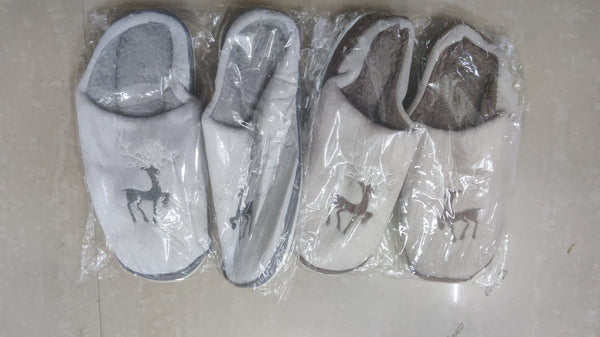 AM2432 Soft winter Slippers Men & Women - Size-42, 43 (Multicolour)
