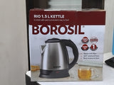 AM2984 Borosil 1.5L 1200W Stainless Steel Rio Electric Kettle