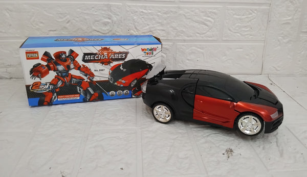 AM3453 Robot Car 8987 Mecha Ares 2 In 1 Distortion Dual Mode Toy