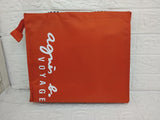 AM2914 Polyester Voyage logo Red Printed Tote Bag lunch bag 1 NO