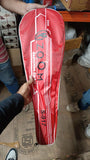 AM0398 Aluminium Steel Badminton Racquet with Full Cover and 2 Free Shuttlecock Inside