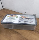 AM3950 Joyful Fridge Container With Partition Jumbo (Multicolor)