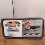 AM3950 Joyful Fridge Container With Partition Jumbo (Multicolor)