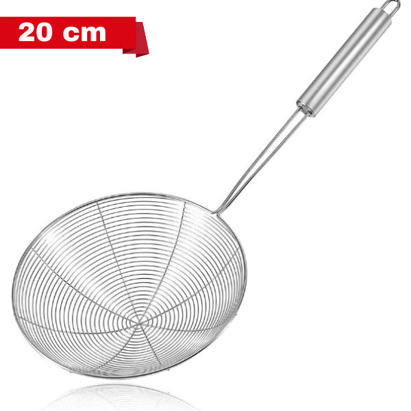 AM5339 Standard Stainless Steel Deep Fryer Strainer Jhara- 20cm