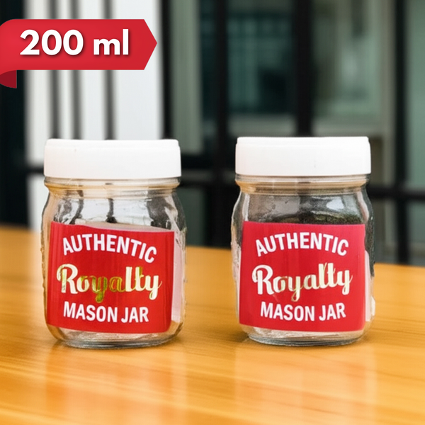 AM5804 Royal ware 200ml Plastic Container Storage Jar (2 pcs) Set For Kitchen