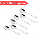 AM5817 PNB Kitchenmate Stainless Steel Opera Baby Spoons - Set of 6
