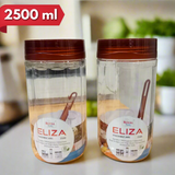 AM5800 Royal Eliza Transparrent Container Jar Set of 2 - 2500 ml
