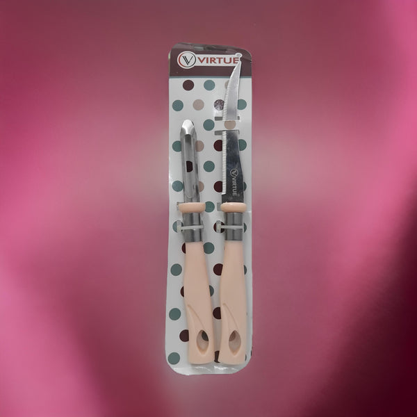 AM2991 Vagetable Knife With Peeler 2 Pcs Set