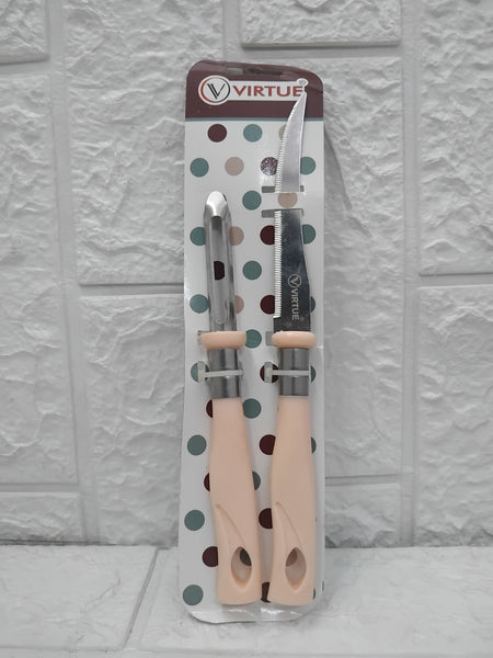 AM2991 Vagetable Knife With Peeler 2 Pcs Set