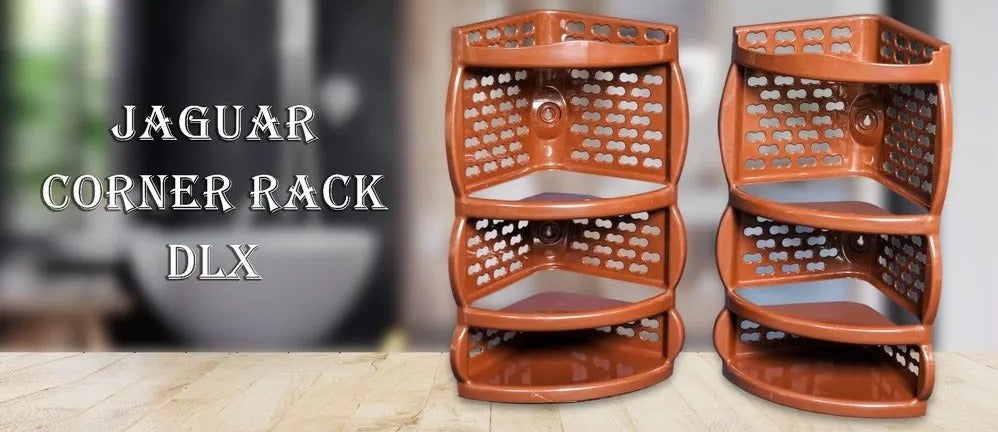 3639 PLASTIC CORNER RACK JAGUAR - (1 Piece 3-Tier ) – Amd-Deodap