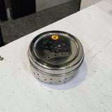 AM5331 Hole Dabba Stainless Steel Coriander Storage Box Medium