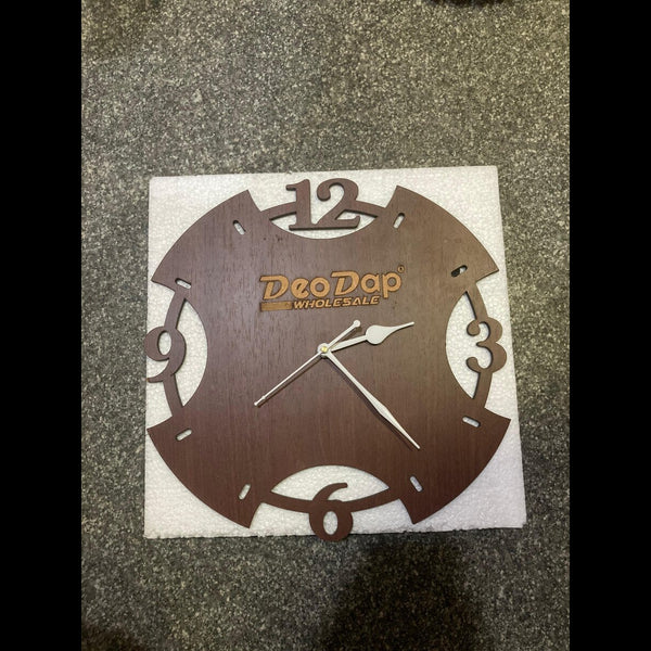AM0606 Antique Wooden Round Shape Wall Clock for Home -11.5x11.5