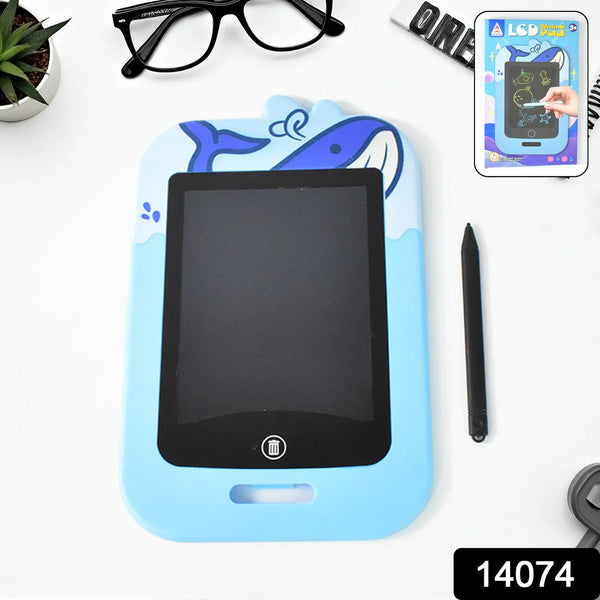 14074 Kids Portable LCD Writing Tablet (1 Pc / Mix design)