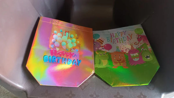8961 Birthday Gift Bag, Reusable Party Gift Bags (1 Pc / Mix Design)