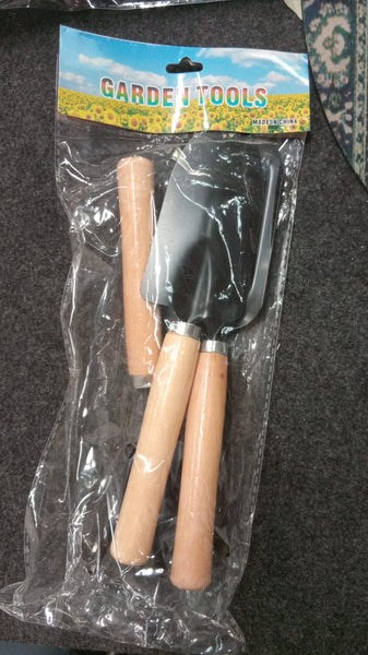 0542 Gardening Tools - Hand Cultivator, Big Trowel, Garden Fork (Set of 3)