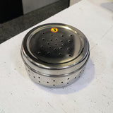 AM5332 Hole Dabba Stainless Steel Coriander Storage Box BIg