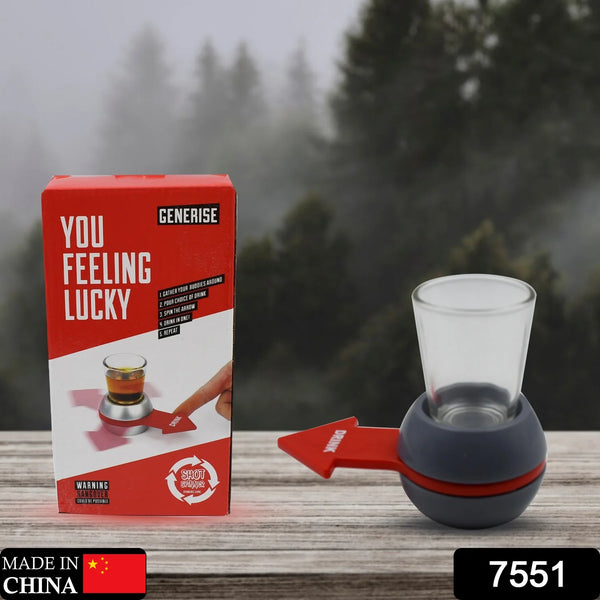 7551 SHOT SPINNER SPIN THE SHOT FUN DRINKING GAME SPIN SHOT GAME PARTY GAMES FOR ADULTS INCLUDES 1.7 OZ SHOT GLASS
