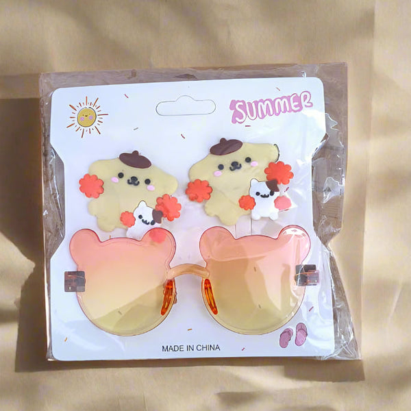 AM5005 Baby Sunglasses with unique 2 pcs Hair Clip