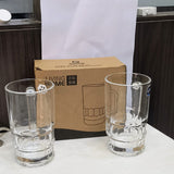 AM5385 Glass Beer Mug (335 ml, Pack of 2)