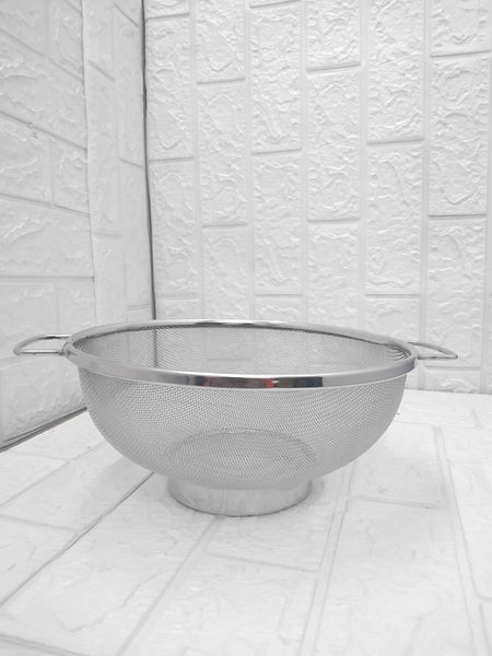 AM3575 Colander Basket With Handle 25cm Stainless Steel Basket 1 Pcs