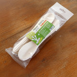 AM5815 Freshee Disposable Bagasse Spoons - Pack of 10