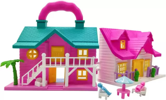 AM2916 Funny House Play Set KK-3904 Made in India Small Doll House
